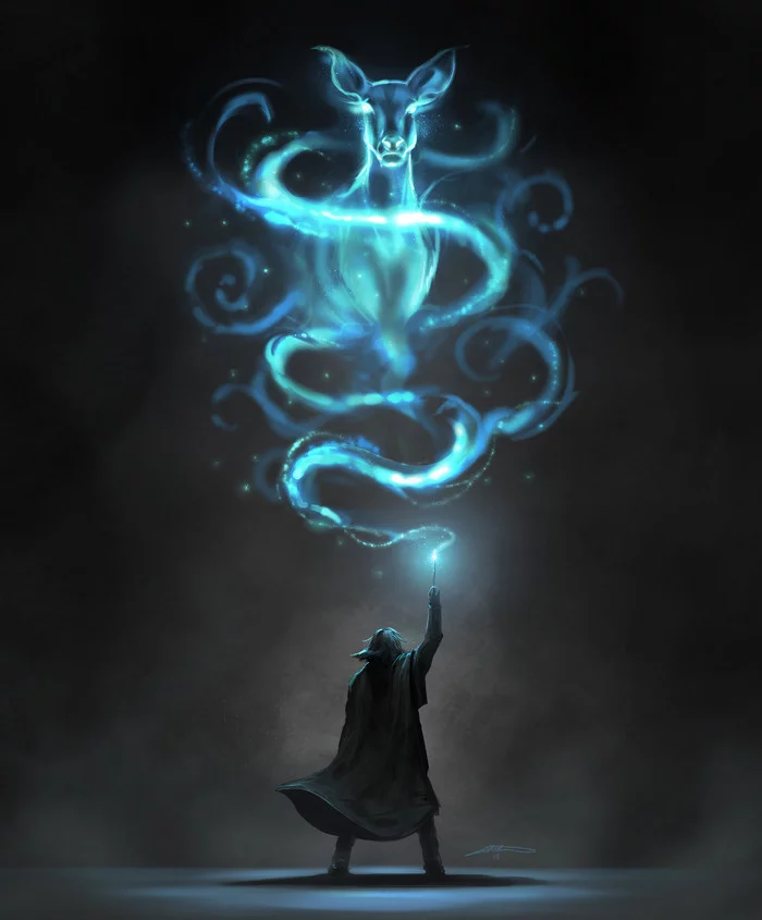 Always... - Drawing, Harry Potter, Severus Snape, Lily Potter, Patronus