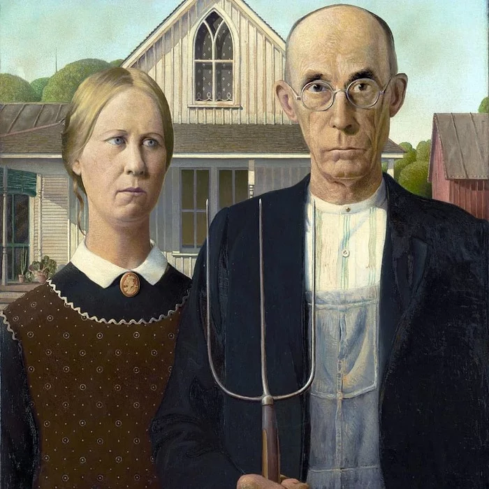 Insulation - My, Insulation, Coronavirus, American gothic, Insulation