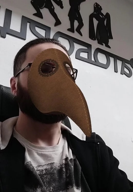 Plague web mask nnada? - Plague Doctor, Humor, Flash mob, Instagram, Quarantine, Middle Ages, Mask, Longpost