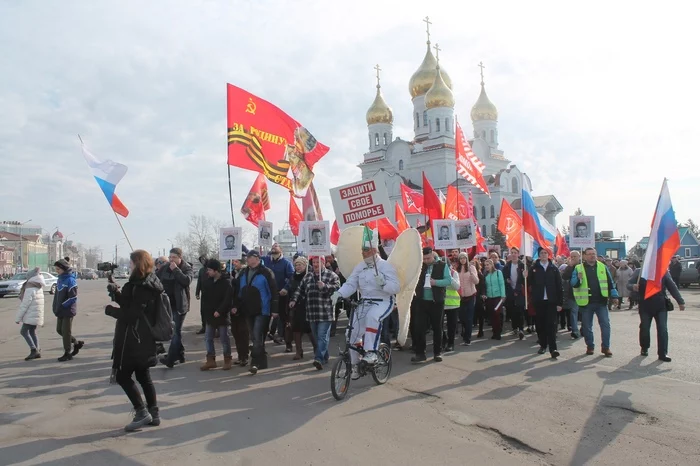 Exactly one year since the April procession in Arkhangelsk! - Arkhangelsk, Shies, Procession, Society, Video, Longpost