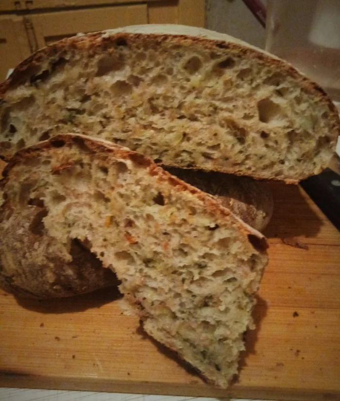 Herb Bread - My, Bread, Cooking, Longpost, Recipe, Bakery products