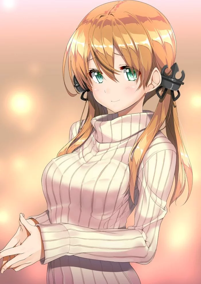 Prinz Eugen (artist: Gintarou) - Kantai collection, Anime, Anime art, Prinz Eugen, Pullover