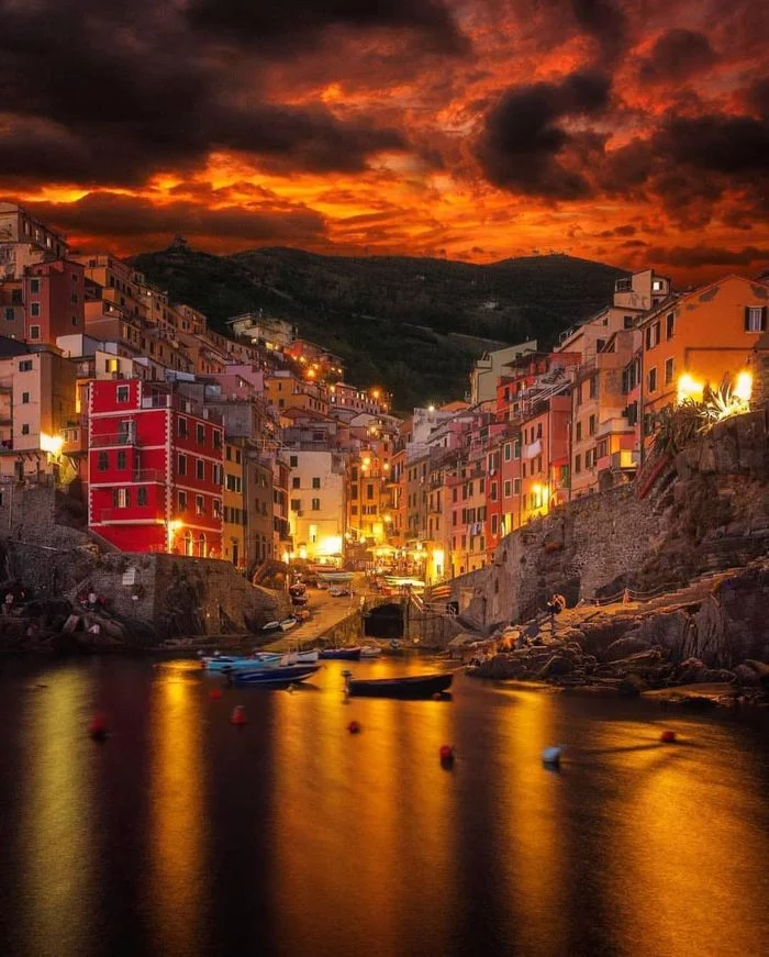 After sunset - Sea, Italy, Sunset