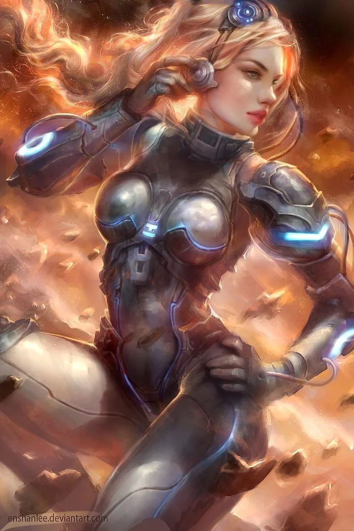 Nova Terra - Starcraft, Starcraft 2, Nova, Girls, Enshanlee, Art, Terran