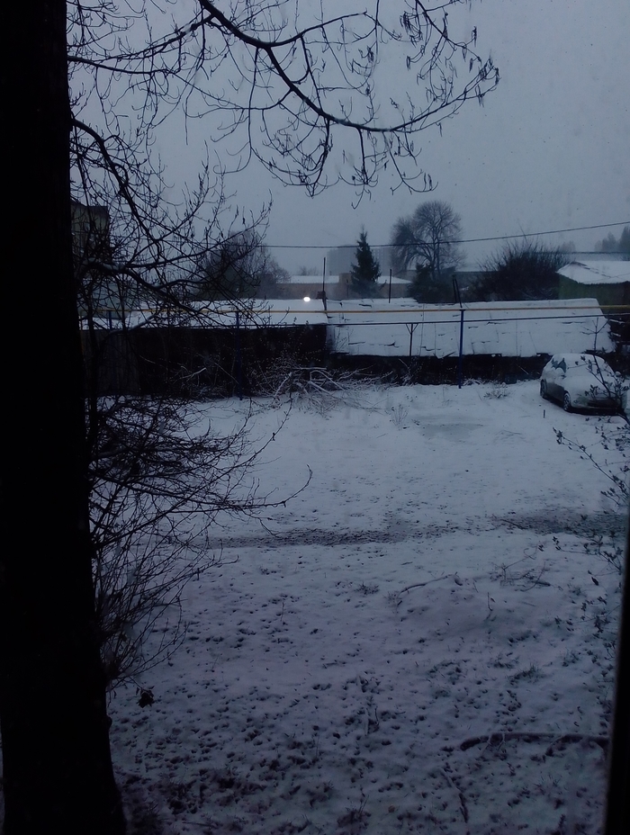 Саратов решил, что апрель это зима