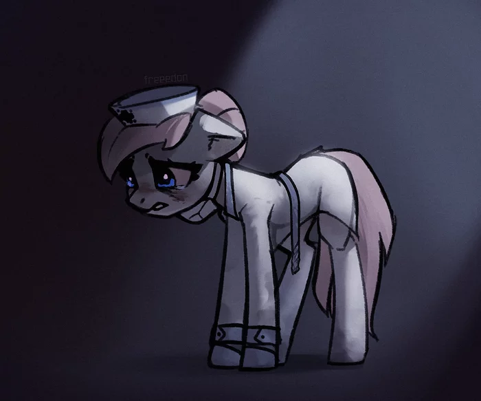 Оставайся дома - My Little Pony, PonyArt, Nurse Redheart, Freeedon, Коронавирус, MLP Sad