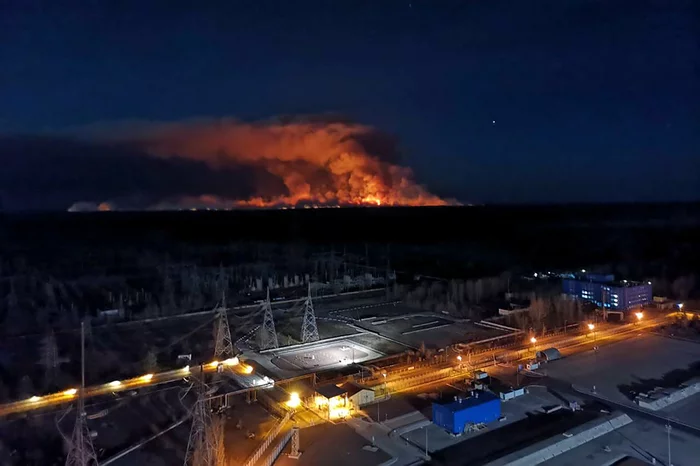 The fire in Chernobyl came close to the nuclear power plant - nuclear power station, Chernobyl, Exclusion Zone, Fire