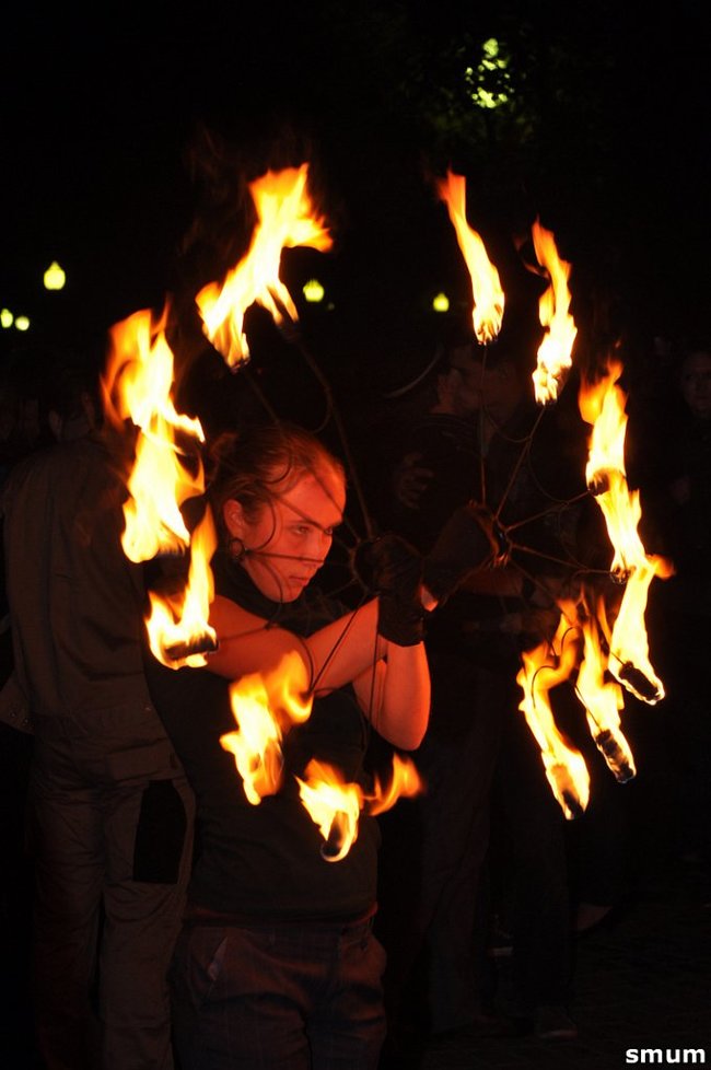 Firemen - My, Fire show, Fire, LEDs, Moscow, Bolotnaya Square, The photo, Nikon, Longpost