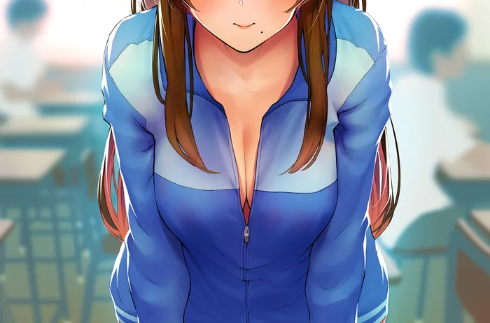 After school - NSFW, Аниме, Anime Art, Original Character, Девушки, Грудь, Панцу, 18+