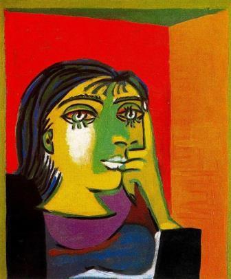 Art challenge, Isolation. Pablo Picasso Portrait de Dora Maar - My, Insulation, Challenge, Quarantine