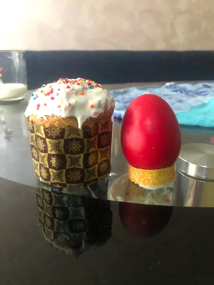 I told my husband to buy a small Easter cake) - My, Easter, Kulich, Husband, Men's cooking, Men and women, Perfect man