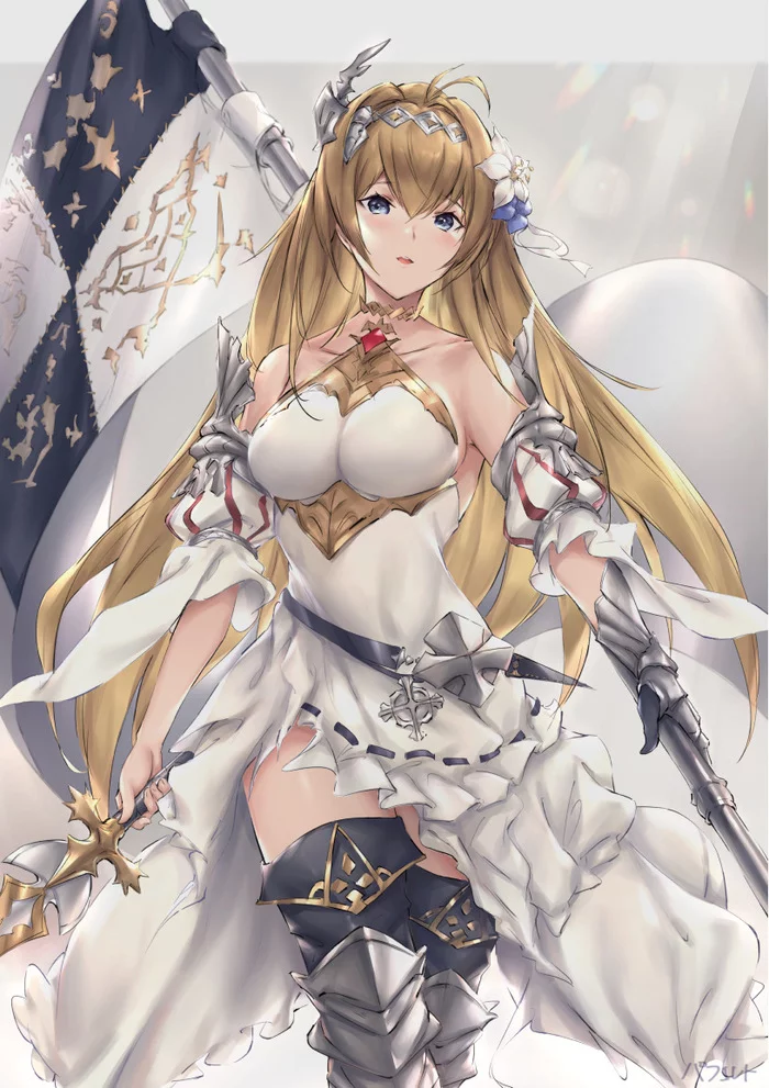 Jeanne d'Arc - Аниме, Anime Art, Granblue Fantasy, Jeanne Darc