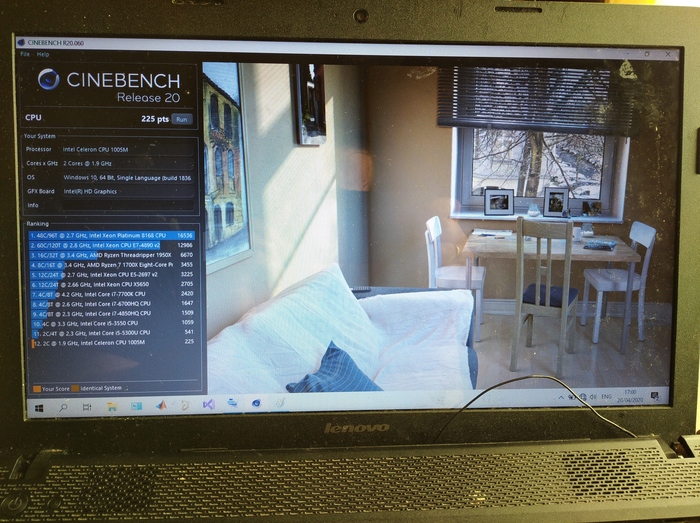 Celeron 1005m. Cinebench , Intel celeron, , Intel
