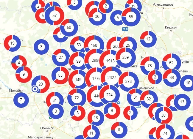 Addresses of Moscow and Moscow Region infected with coronavirus and suspected cases have been updated - My, Coronavirus, Pandemic, Viral