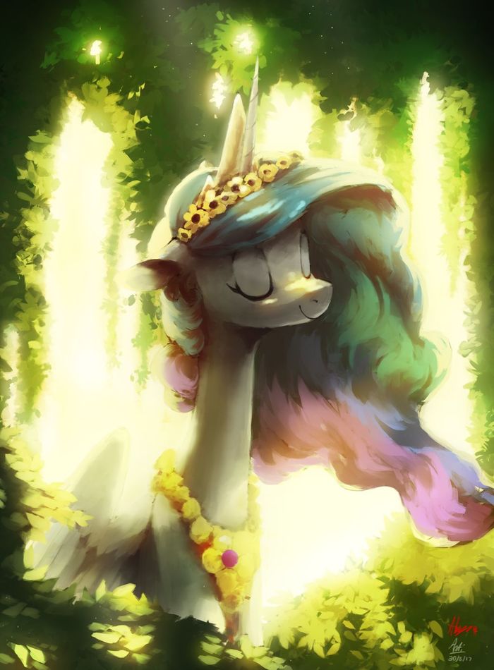   My Little Pony, Princess Celestia, Anticular, Alumx