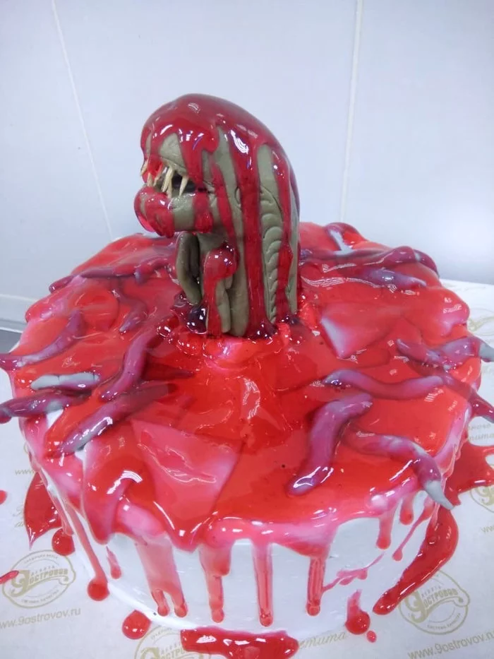 Good birthday cake? - Cake, Confectionery, Strangers, Grudol, Alien movie