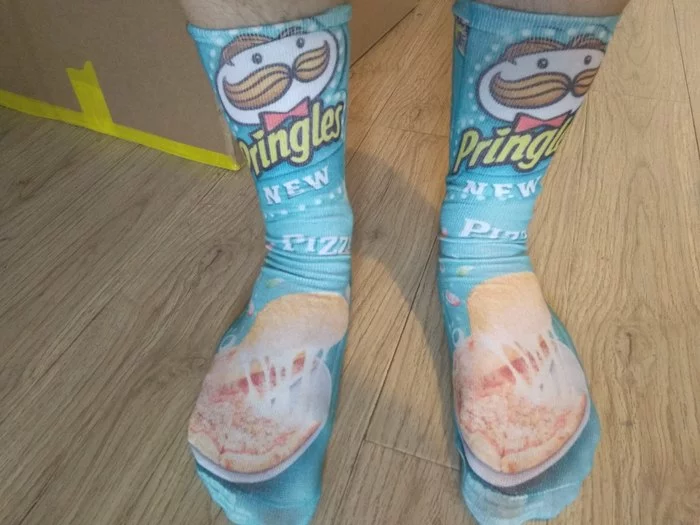 Pringles socks - My, Socks, Funny