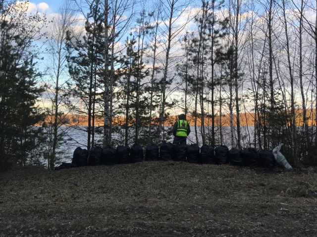 Self-isolation with benefit - My, Garbage, Scavenger Kostroma, Kostroma, Self-isolation, Volga river, Longpost