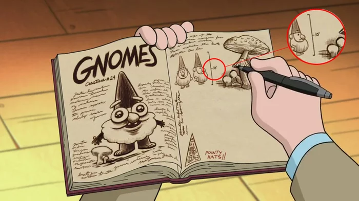 Anomaly Gravity Falls - My, Gravity falls, Observation, Growth, Longpost