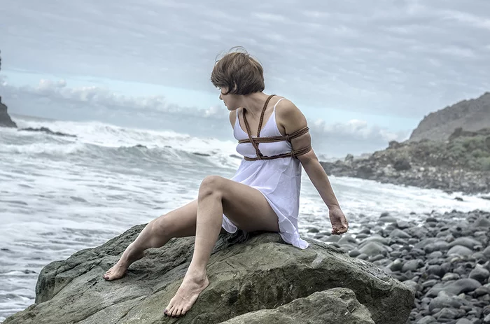 Playa de Benijo - NSFW, My, Atlantic Ocean, Canary Islands, Bondage, Longpost