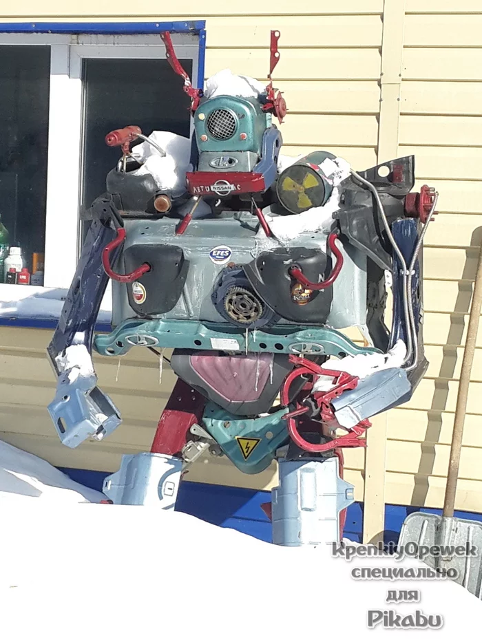 Walking around Tobolsk. Terminator Chappie - My, Tobolsk, Terminator, Chappie, A robot named Chappie, The photo, Longpost