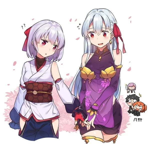 Tomoe and Kama - Anime, Art, Anime art, Fate, Fate grand order, Tomoe gozen, Kama