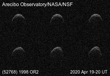 New images of asteroid 1998 OR2 - Space, New, Images, Asteroid, GIF