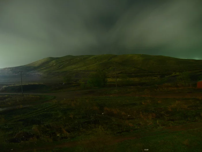 Night view outside the window - My, The photo, Landscape, beauty