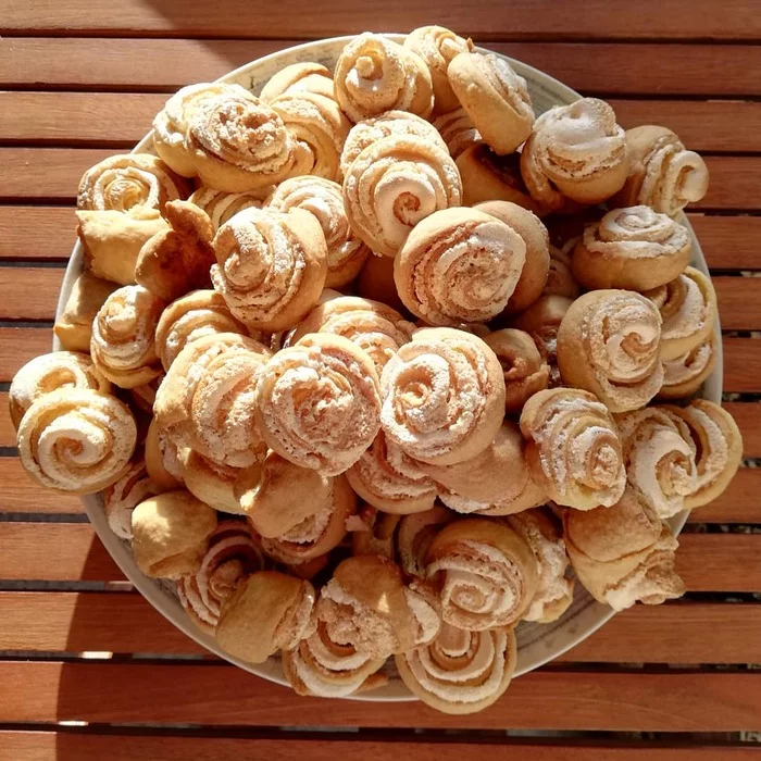 Весна! Зацвели "розочки") Печенье, Карантин, Рецепт, Выпечка, Кулинария