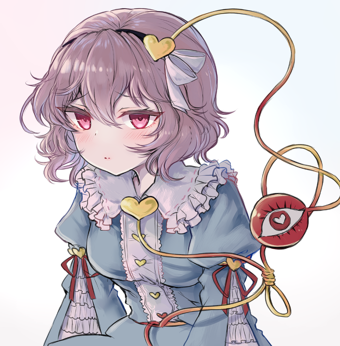 Komeiji Satori Touhou, Anime Art, , Komeiji Satori, Yuma yuuma pants