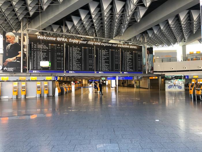 Frankfurt am Main Airport 04/28/20 - My, Coronavirus, The airport, Emptiness, Frankfurt am Main, Longpost