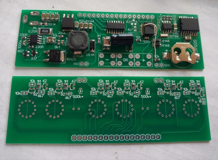 Вторая версия часов на лампах NL-5870 Nixie clock, Ретро, Часы, Ламповые часы, Своими руками, Длиннопост, Рукоделие с процессом