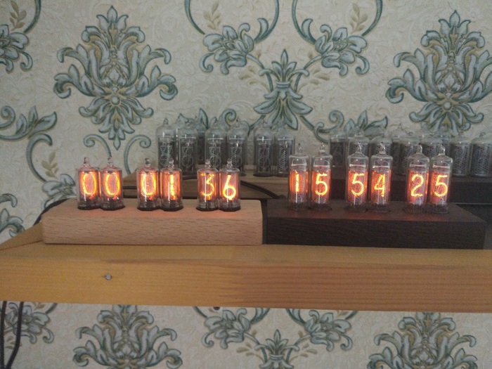Вторая версия часов на лампах NL-5870 Nixie clock, Ретро, Часы, Ламповые часы, Своими руками, Длиннопост, Рукоделие с процессом