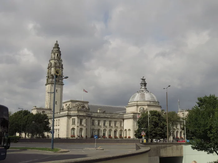 Cardiff Town Hall (Wales, UK) - My, Cardiff, Town hall, Wales, Great Britain, Travels, sights, Longpost, Story, Architecture