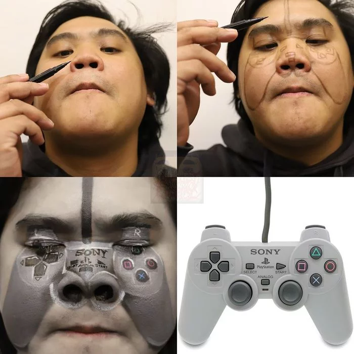 PlayStation controller - Lowcost cosplay, Controller, Playstation