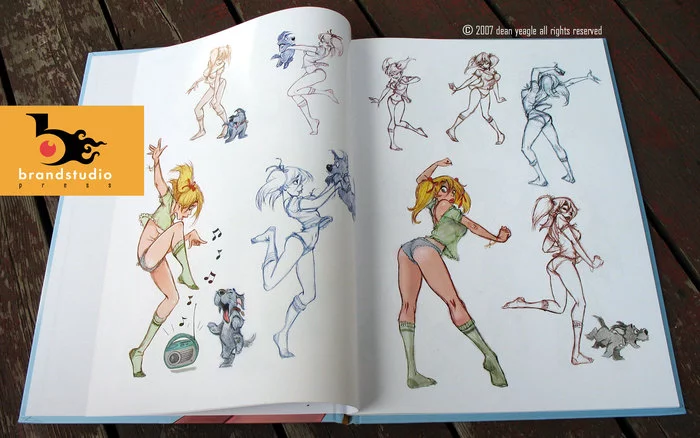 Книжка про Мэнди (Dean Yeagle) - NSFW, Dean Yeagle, Эротика, Комиксы, Арт, Девушки, Длиннопост, Mandy, 18+