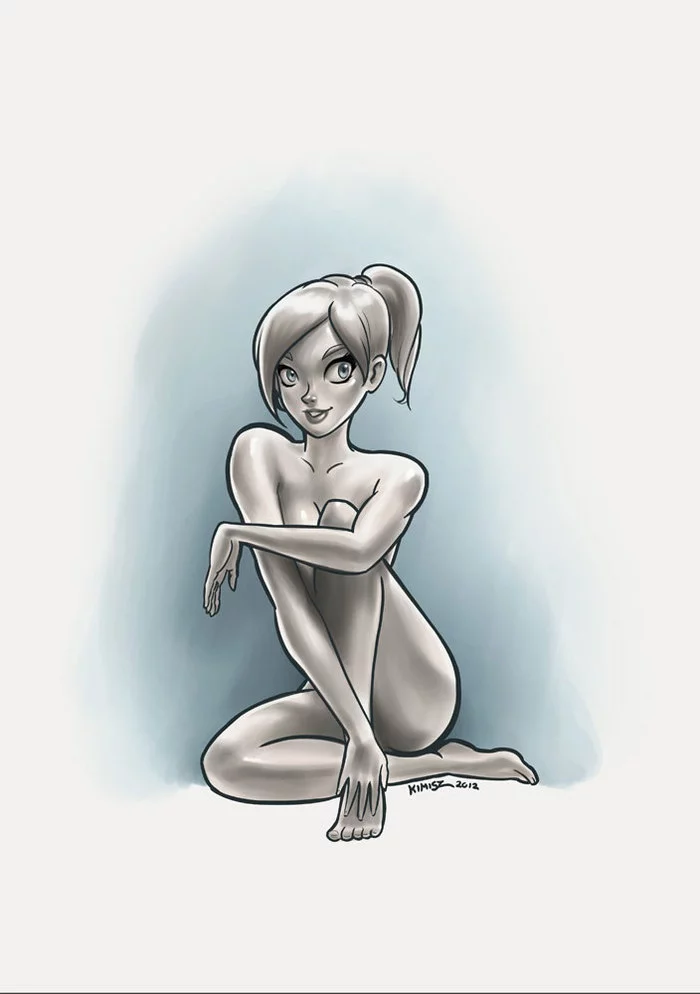 Иллюстрации (KimiSz) - NSFW, Девушки, Арт, Эротика, Рисунок карандашом, Длиннопост, Kimisz, 18+