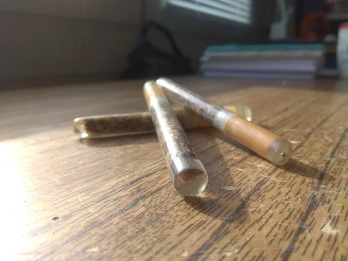 Cigarettes in epoxy / self-isolation chronicles - My, Homemade, Epoxy resin, Cigarettes, Longpost