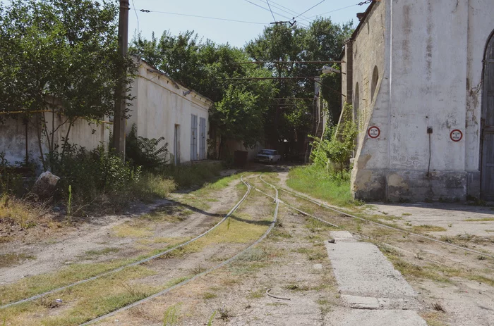 Evpatoria tram, part 2, tram depot, 2015 - My, Tram, Transport, Public transport, Evpatoria, Crimea, The photo, Depot, Longpost