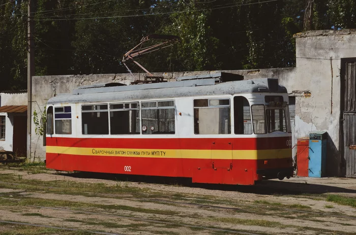 Evpatoria tram, part 2, tram depot, 2015 - My, Tram, Transport, Public transport, Evpatoria, Crimea, The photo, Depot, Longpost