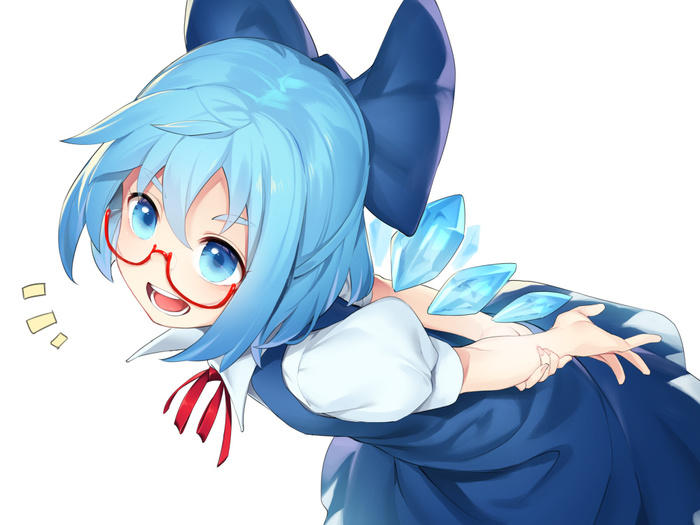 Cirno Touhou, Anime Art, , Cirno, Asutora