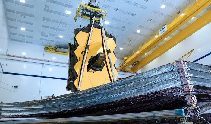 James Webb Space Telescope folded into launch configuration for first time - James Webb Telescope, Telescope, NASA, Space, Ariane 5, Video