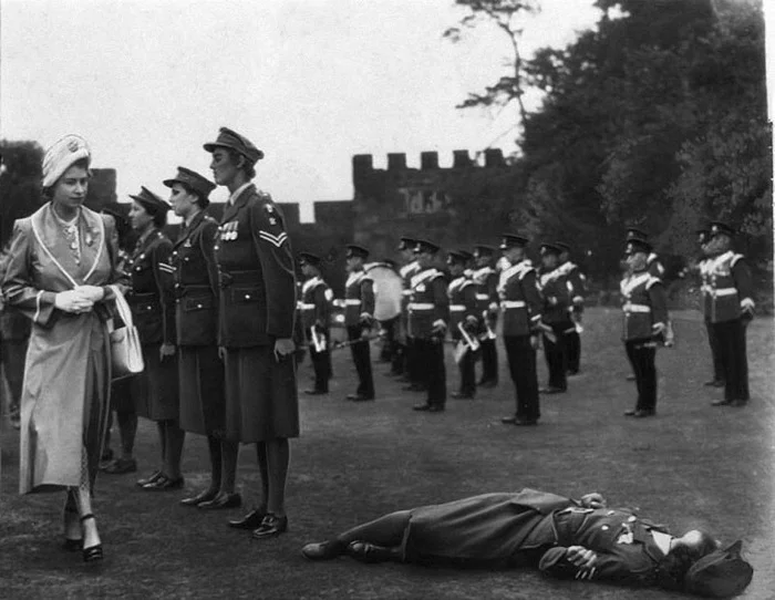 Stunning Queen Elizabeth II - Queen Elizabeth II, Queen, Great Britain, Guard of honor, Fainting, Longpost, Humor