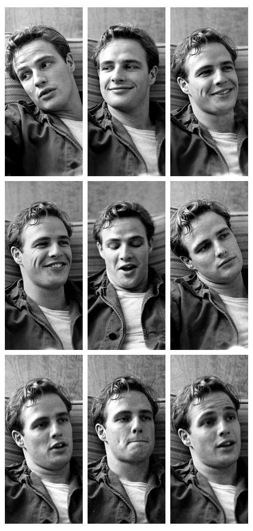 Kings of old Hollywood. - beauty, Celebrities, Hollywood golden age, The male, The photo, Black and white, Marlon Brando, Longpost, Men