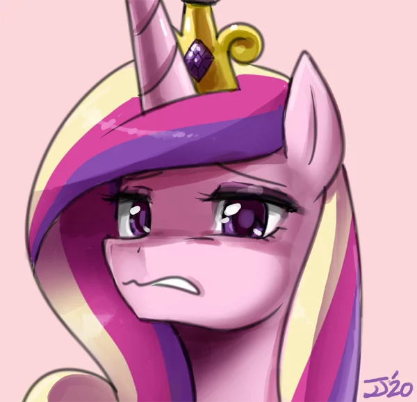 Cadence's face when she saw Shining's browser history - My little pony, Princess cadance, John joseco