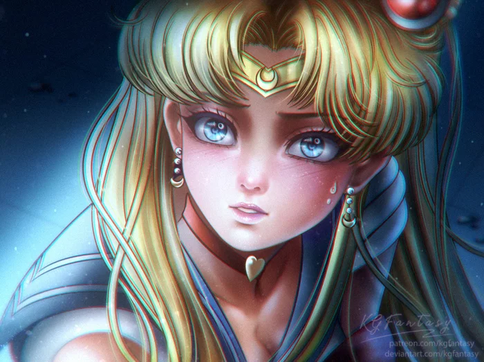 Sailor Moon Redraw Challenge - Sailor Moon, Sailor Moon Crystal, Redrawing, Art, Anime art, Anime, Sailormoonredraw