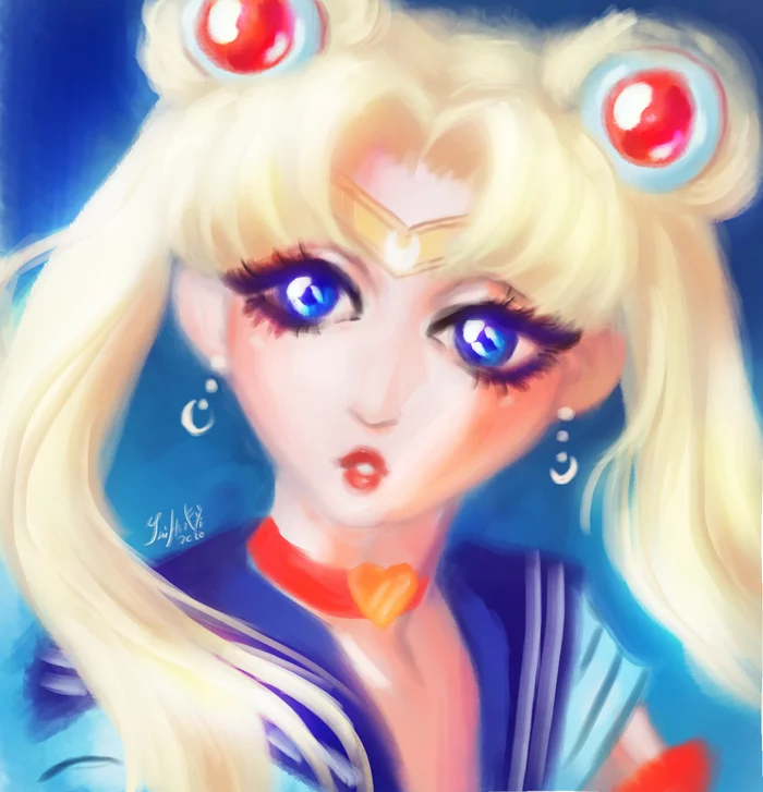 Sailor Moon - Моё, Лунная призма, Sailor Moon, Sailormoonredraw