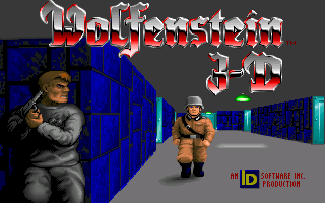 Wolfenstein 3D 1992, Wolfenstein, ID Software,   DOS,  , , -, , , 