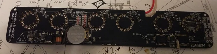 Мои самые большие часы Nixie clock на Z5660M - Моё, Часы, Ламповые часы, Nixie clock, Своими руками, Самоделки, Интерьер, Декор, Длиннопост, Рукоделие с процессом