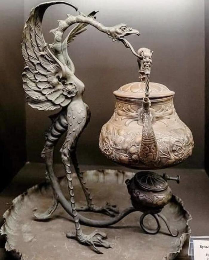 Чайник с горелкой начала XX века